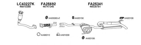 Система выпуска ОГ VENEPORTE 250086