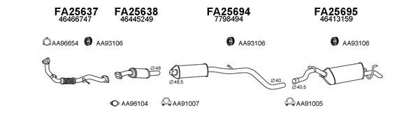 Система выпуска ОГ VENEPORTE 250097