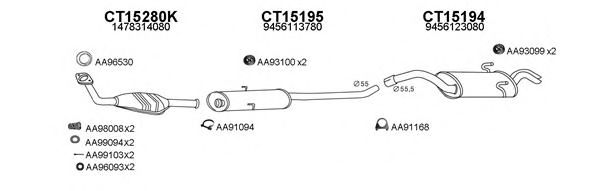 Система выпуска ОГ VENEPORTE 250197