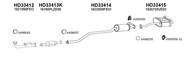 Система выпуска ОГ VENEPORTE 330060
