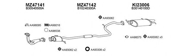 Система выпуска ОГ VENEPORTE 470095