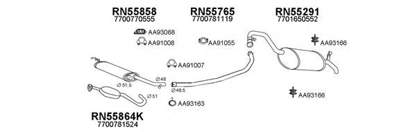 Система выпуска ОГ VENEPORTE 550318