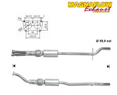 Катализатор MAGNAFLOW 70929