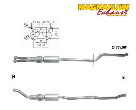 Катализатор MAGNAFLOW 70928