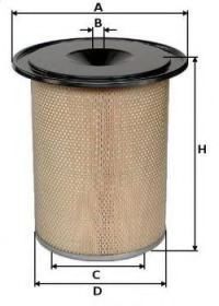 Воздушный фильтр UNIFLUX FILTERS XA1608