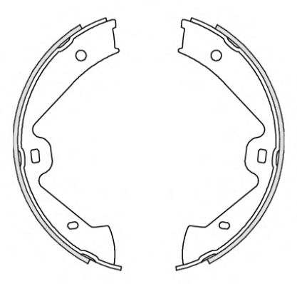 Комплект тормозных колодок WOKING Z4675.00