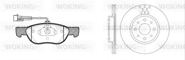 Комплект тормозов, дисковый тормозной механизм BENDIX DP23009