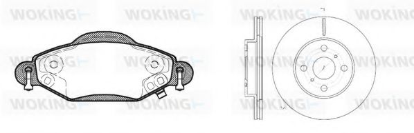 Комплект тормозов, дисковый тормозной механизм BENDIX DP83001