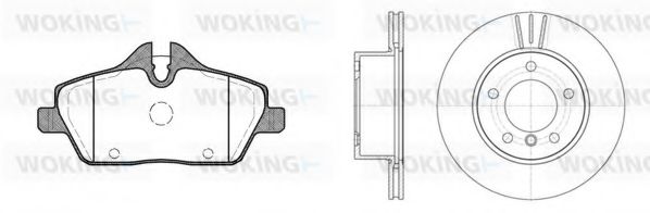 Комплект тормозов, дисковый тормозной механизм BENDIX DP06006