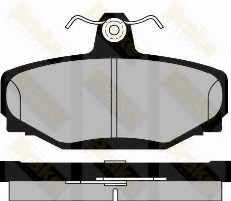 Комплект тормозных колодок, дисковый тормоз Brake ENGINEERING PA555