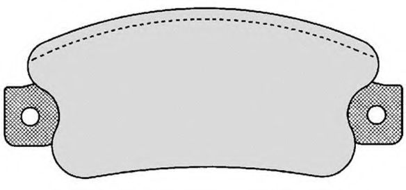 Комплект тормозных колодок, дисковый тормоз RAICAM RA.0260.0