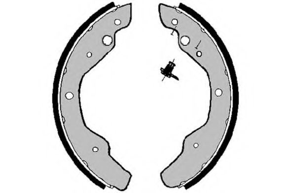 Комплект тормозных колодок RAICAM RA24070