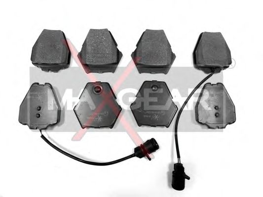 Комплект тормозных колодок, дисковый тормоз MAXGEAR 19-0409