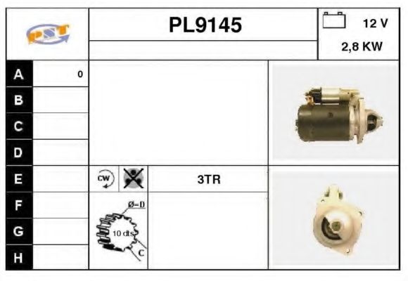 Стартер SNRA PL9145