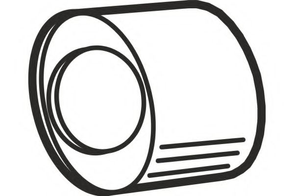 Труба выхлопного газа FENNO P2965
