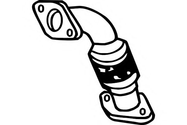 Труба выхлопного газа TEMOT 280002