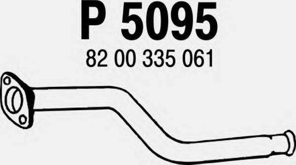 Труба выхлопного газа FENNO P5095