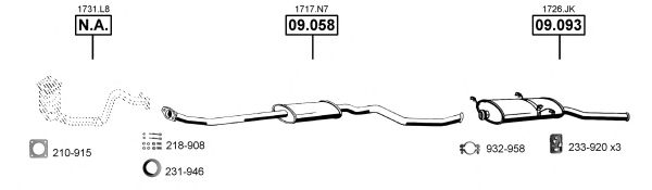 Система выпуска ОГ ASMET CI092535
