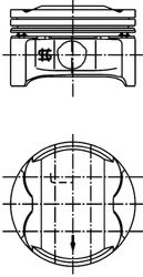 Поршень KOLBENSCHMIDT 99439600