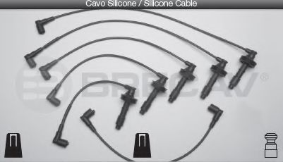 Комплект проводов зажигания BRECAV 18525