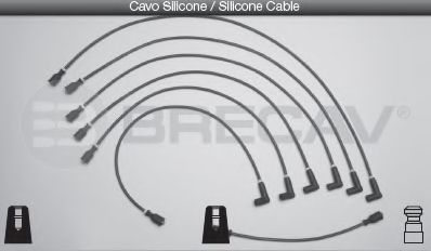 Комплект проводов зажигания BRECAV 39504