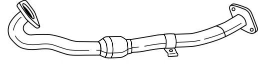 Труба выхлопного газа SIGAM 12227