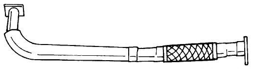 Труба выхлопного газа SIGAM 16131