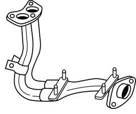 Труба выхлопного газа WALKER 13167