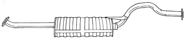 Глушитель выхлопных газов конечный SIGAM 37608