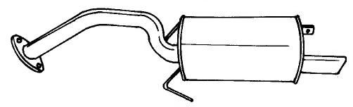 Глушитель выхлопных газов конечный SIGAM 44610