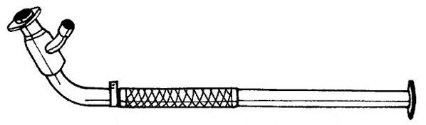 Труба выхлопного газа WALKER 13730