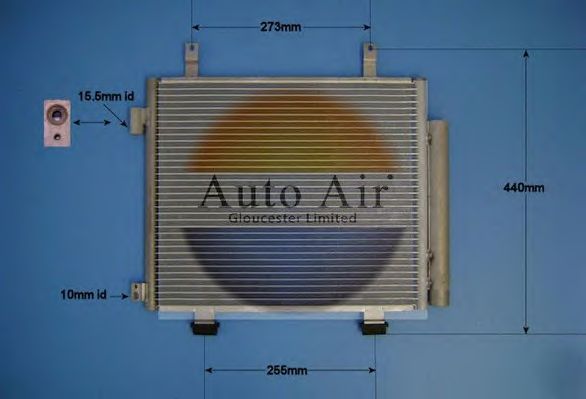 Конденсатор, кондиционер AUTO AIR GLOUCESTER 16-9986
