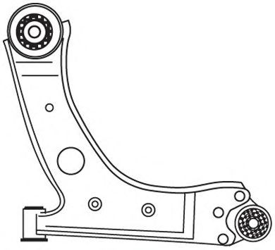 Рычаг независимой подвески колеса, подвеска колеса FRAP 3625