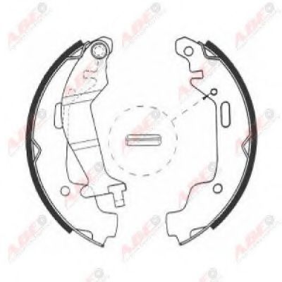 Комплект тормозных колодок ABE C0X014ABE