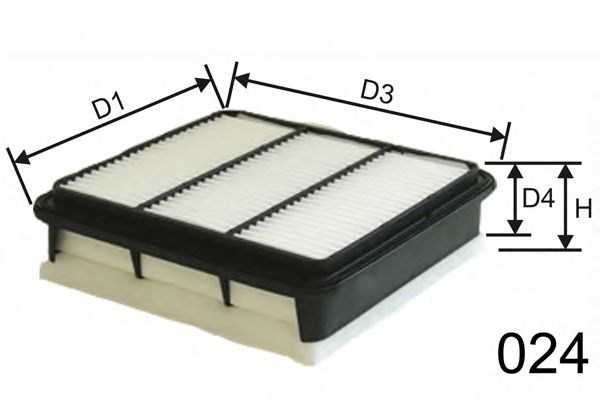 Воздушный фильтр MISFAT P452