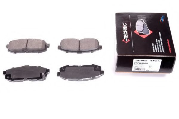 Комплект тормозных колодок, дисковый тормоз PROTECHNIC PRP1258-3M