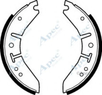 Тормозные колодки APEC braking SHU132