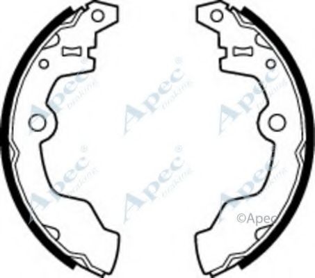 Тормозные колодки APEC braking SHU443