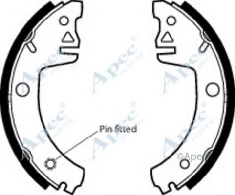 Тормозные колодки APEC braking SHU478