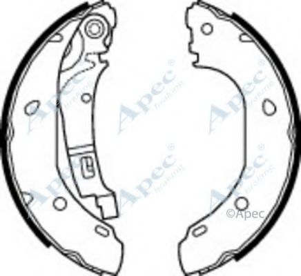 Тормозные колодки APEC braking SHU661