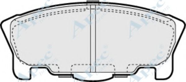 Комплект тормозных колодок, дисковый тормоз APEC braking PAD992