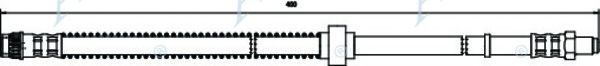 Тормозной шланг APEC braking HOS3153