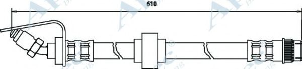 Тормозной шланг APEC braking HOS3181