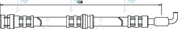 Тормозной шланг APEC braking HOS3218