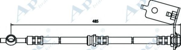 Тормозной шланг PAGID 70597