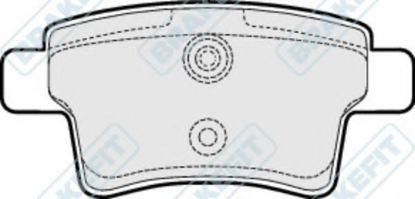 Комплект тормозных колодок, дисковый тормоз APEC braking PD3212