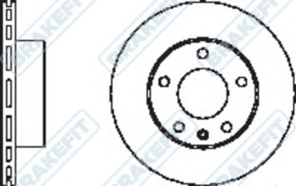 Тормозной диск APEC braking DK6052
