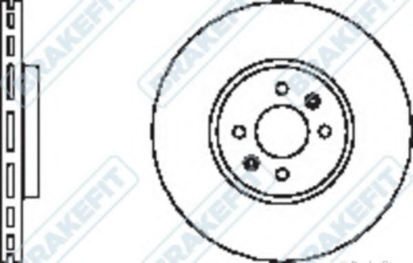 Тормозной диск APEC braking DK6154