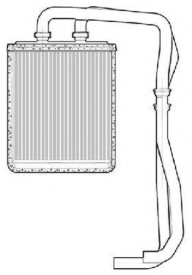 Теплообменник, отопление салона CTR 1228047