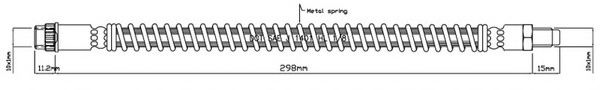 Тормозной шланг MOTAQUIP VBH806